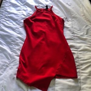 All red dress bought from Windsor